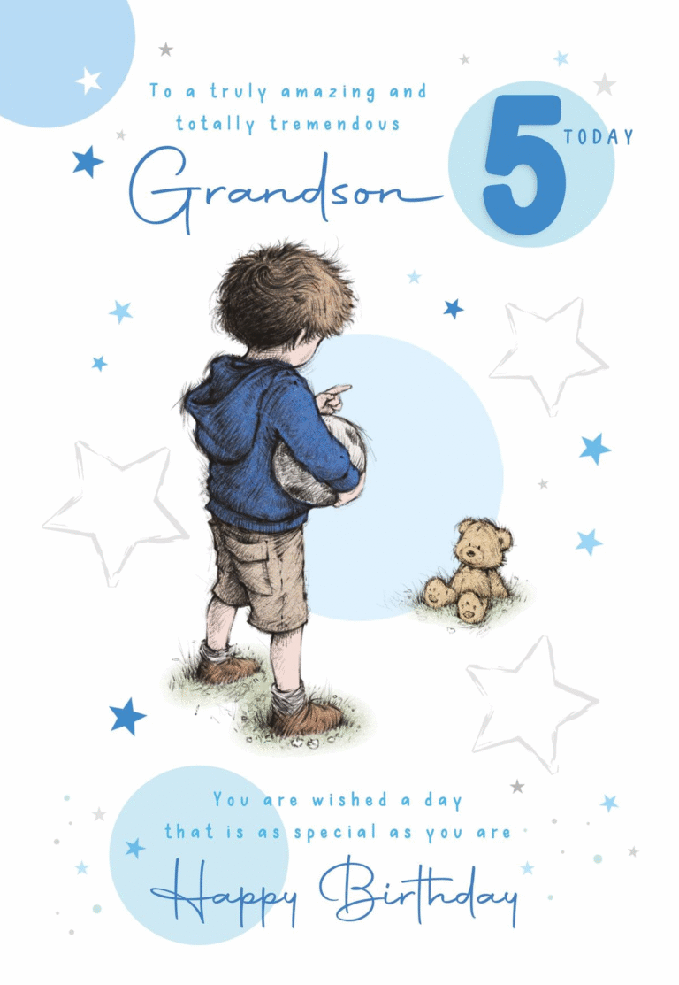 Happy 5th Birthday Wishes for Your Grandson