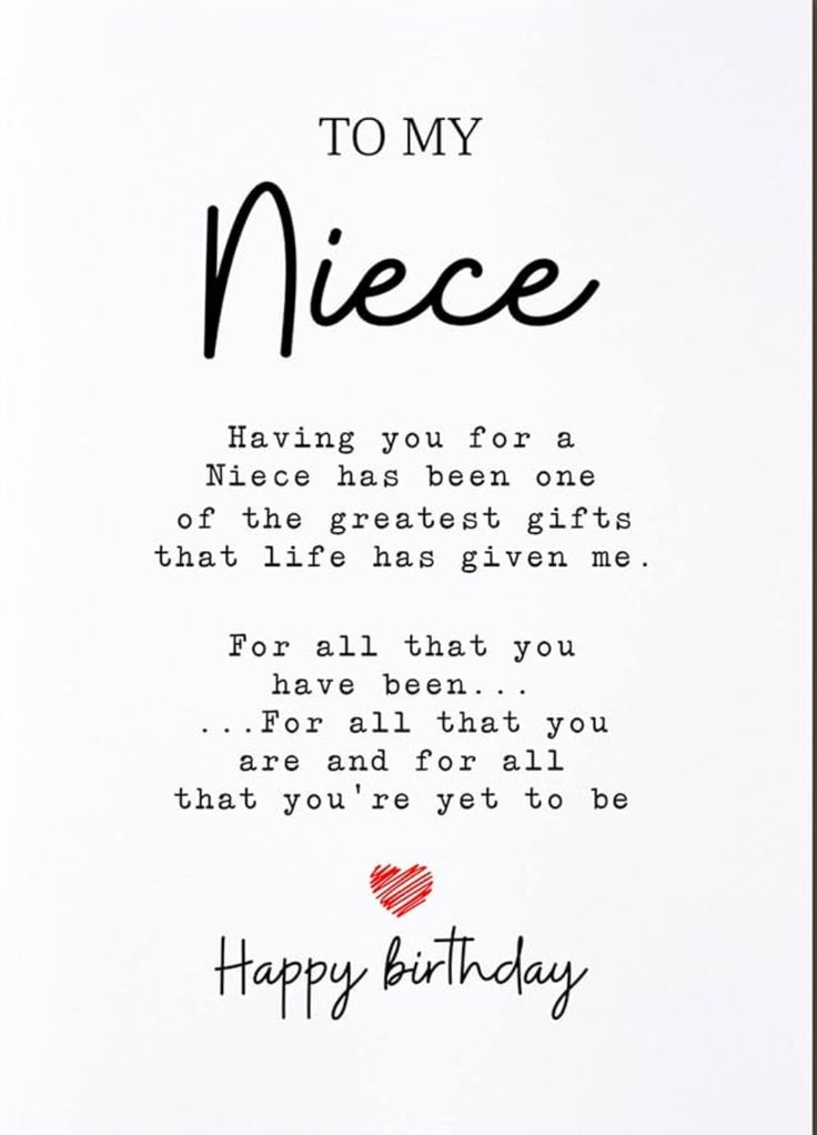Heartfelt Birthday Messages for a Niece From Her Favorite Aunt