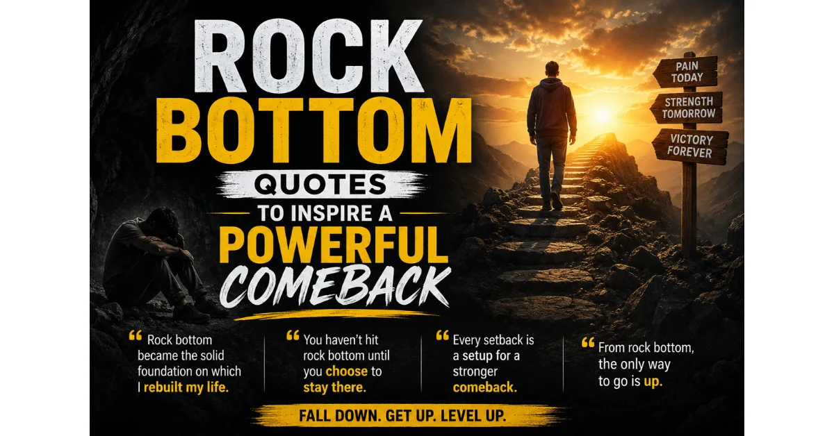 Rock Bottom Quotes