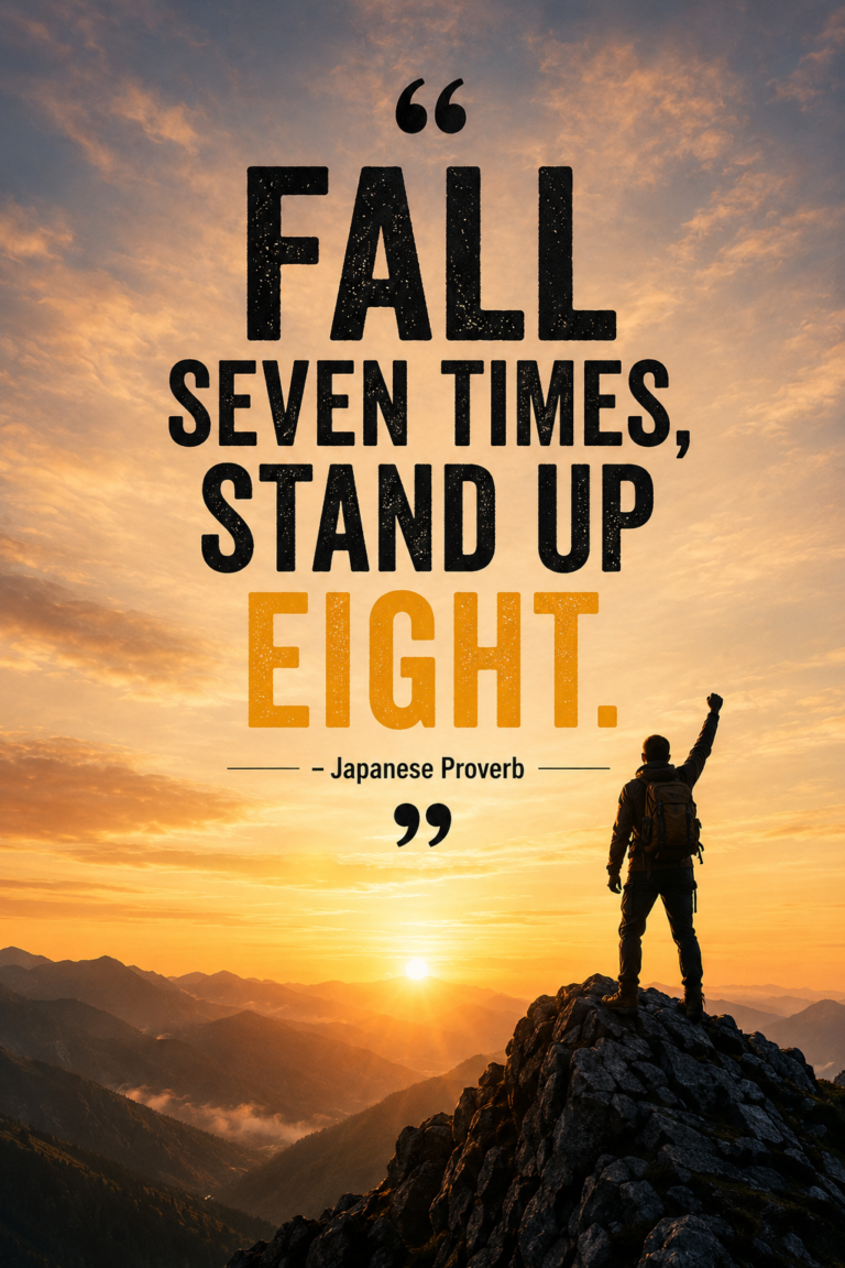 13 Resilience Quotes About “Fall Seven Times, Stand Up Eight”